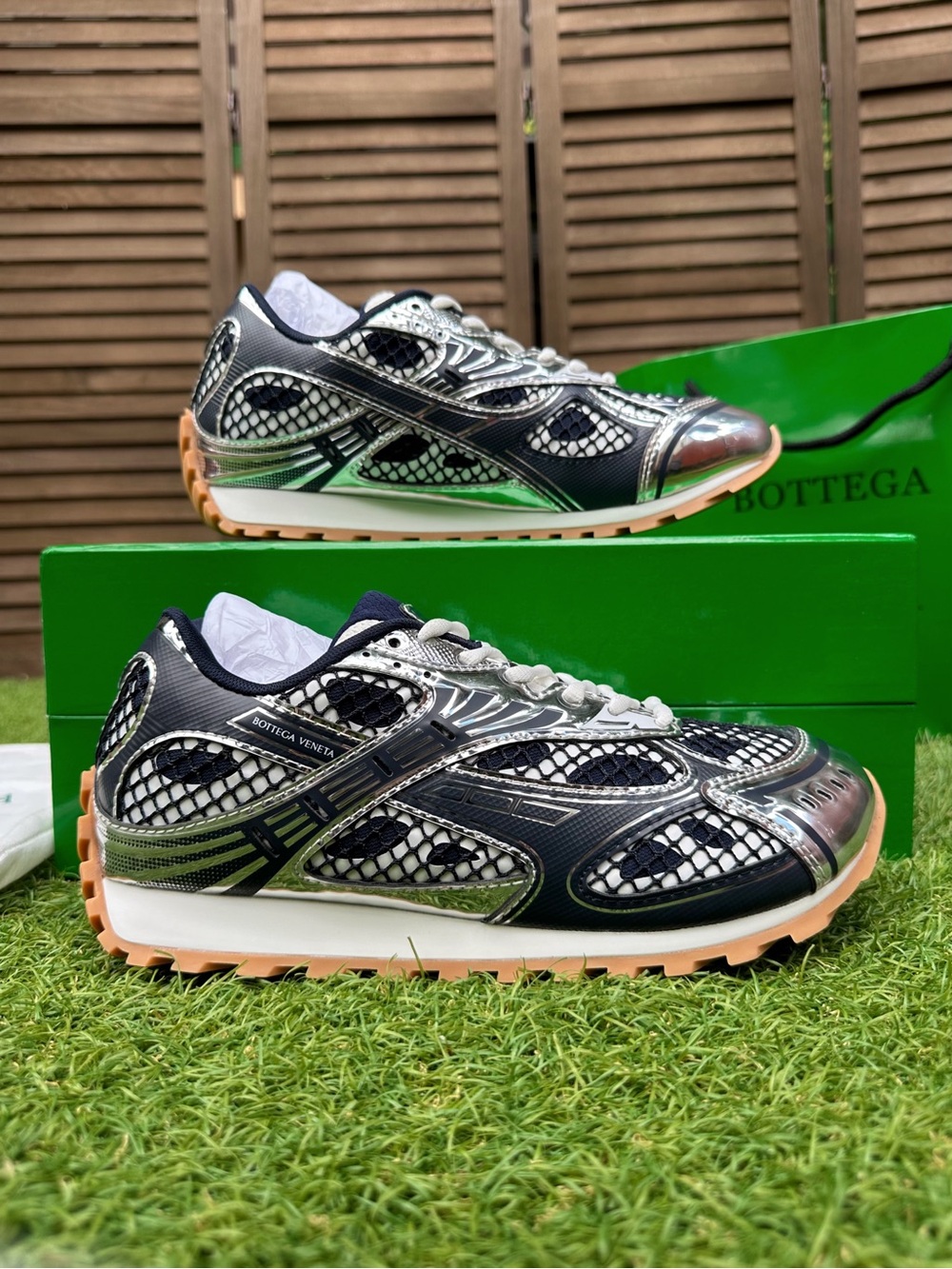Bottega Veneta Orbit Sneaker “Abyss Silver”